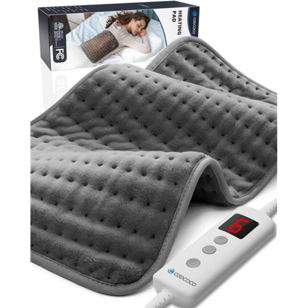 Heating Pad Back Pain Relief FSA Eligible Moist Heat Period Cramps 12x24
